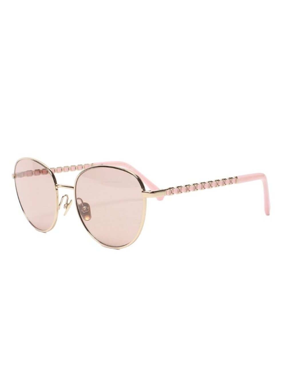 Chanel Sunglasses Eyewear Gold Panto Shape Optical